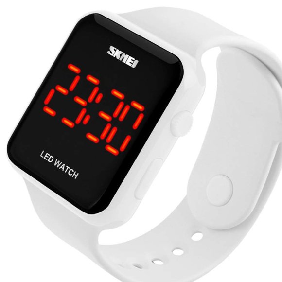 Square Student Silicone Watches